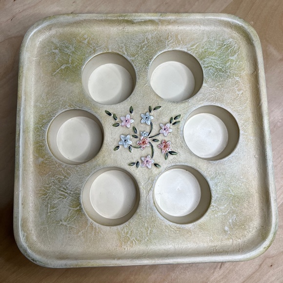 Vintage/Retired PartyLite Terrace Blossom Collection Candle Holder - Picture 6 of 14